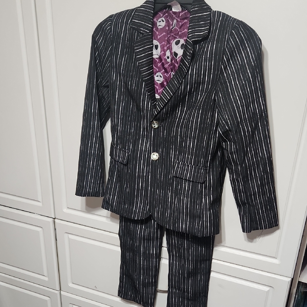 Disney Nightmare Before Christmas Jack Kids  Costume Suit